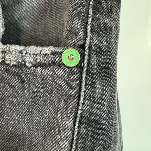 Free People x Sandrine Rose High Waist Flamingo Pocket Raw Hem Shorts Size 27 - Picture 6 of 13